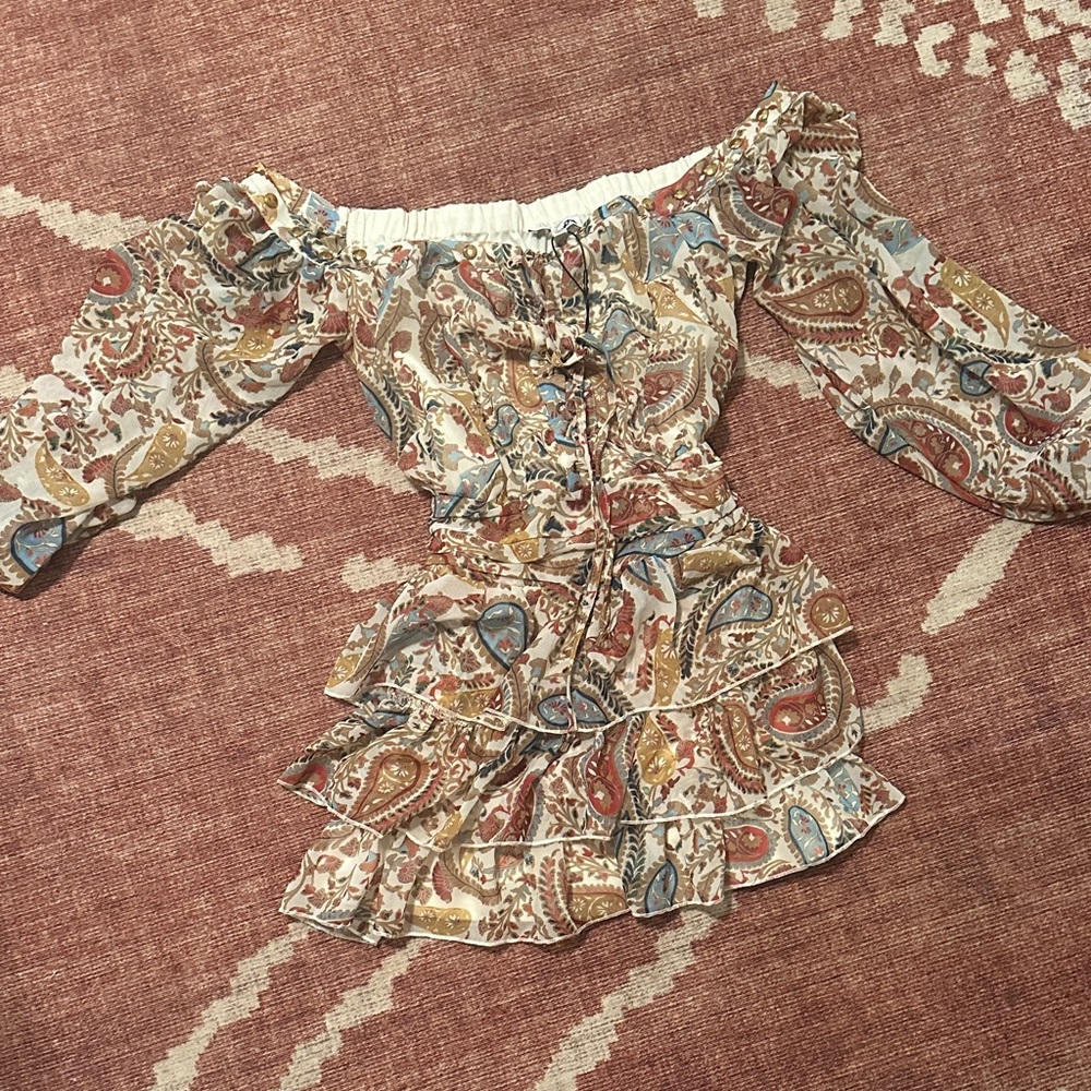 BOHO Off-Shoulder Romper